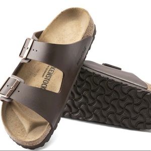 BIRKENSTOCK Arizona in Dark Brown (size 38) NWT in original box